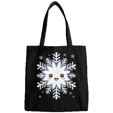 Discover Cute Funny Snowflake Snow Winter Kawaii Gift Bags