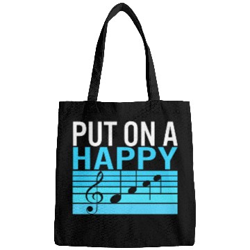 Discover Music Teacher Bags, Put On A Happy Bags, Gift For