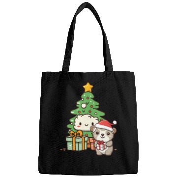 Discover Cute Sloth with Christmas Tree Bags