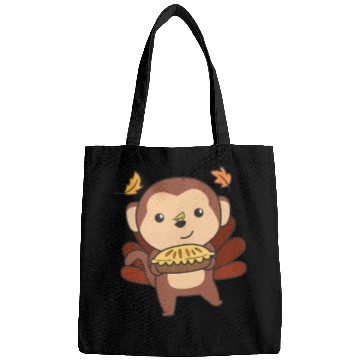 Discover Thanksgiving Day Outfits Turkey Monkey With Pie Bags