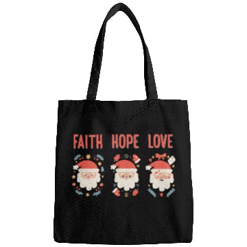 Discover Religious Family Faith Hope Love Christmas Santa Bags