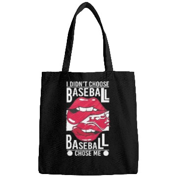 Discover Funny Baseball Player Saying Sexy Lips Lip Bite Bags