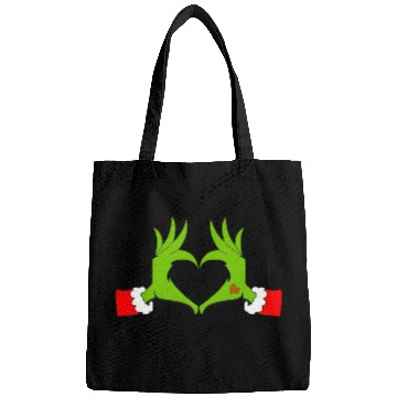Discover Heart Hands Graphic Christmas Bags