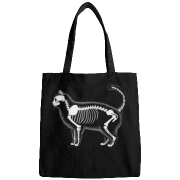 Discover Anatomy of a Cat: Skeleton in Monochrome Bags