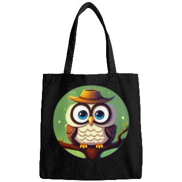 Discover Owl in a hat Bags