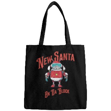 Discover Funny Robot Santa Bags