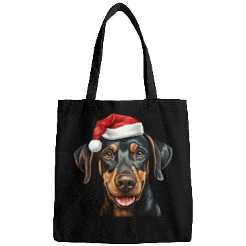 Discover Doberman Pinscher Christmas Dog Bags