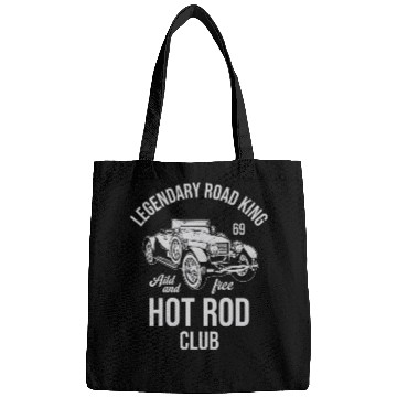 Discover hot rod club, classic car, vintage car Bags
