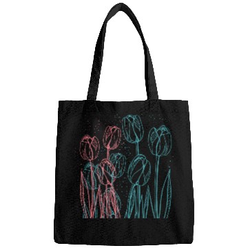 Discover Colorful Tulips Garden Bags