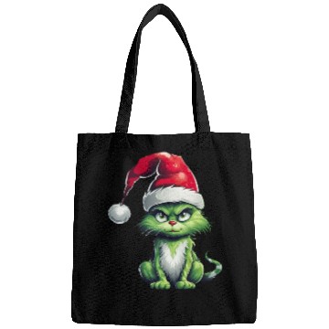 Discover Green Christmas Cat Bags