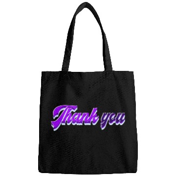 Discover Typography Thank you Bags