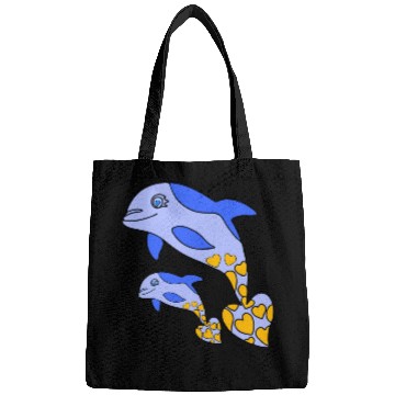Discover The Endearing Dance of Dolphin Mom and Kid Bags