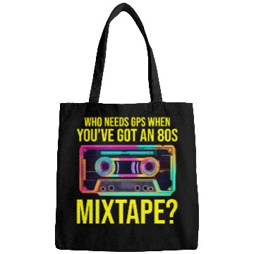 Discover Neon '80s Cassette Tape: Nostalgic Retro Vibes Bags