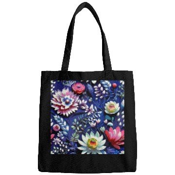 Discover Midnight Floralscape Bags