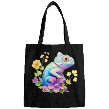 Discover Cute Chameleon for Lizard Pet Lover Bags