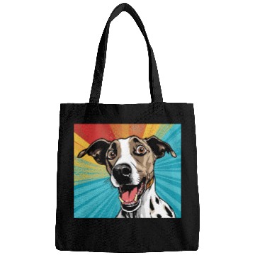 Discover Cute Colorful New Whippet Face Bags