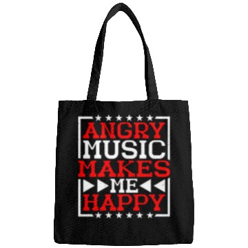 Discover Angry Music Makes Me Happy 6 Bags