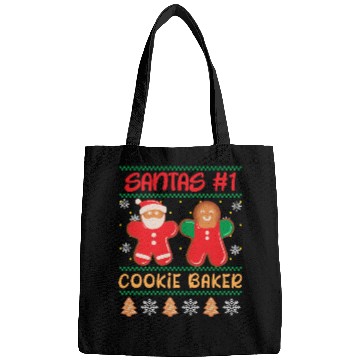 Discover Santa's Number 1 Cookie Baker Christmas Baking Bags