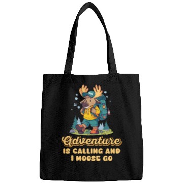 Discover Adventure Is Calling Youth Cute Moose Bags