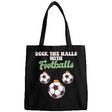 Discover Football Player Coach Christmas Balls Deck The Bags
