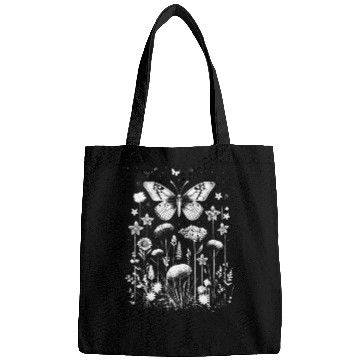 Discover Fairycore cottagecore aesthetic grunge flowers Bags