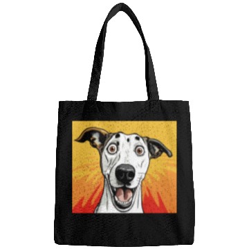 Discover Whippet Face Dog lovers Bags