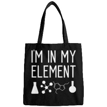 Discover Chemist slogan - funny chemistry teacher gift Bags