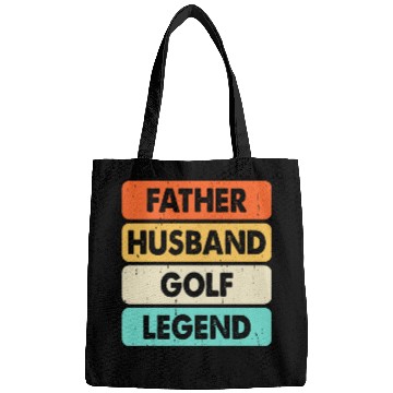 Discover Father husband golf legend Bags