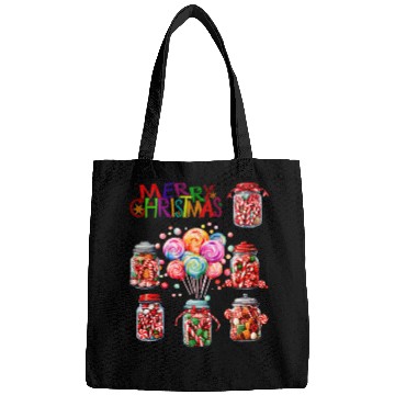 Discover Merry Christmas Sweet Candy Canes Bags