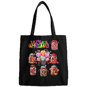 Discover Merry Christmas Sweet Candy Canes Bags