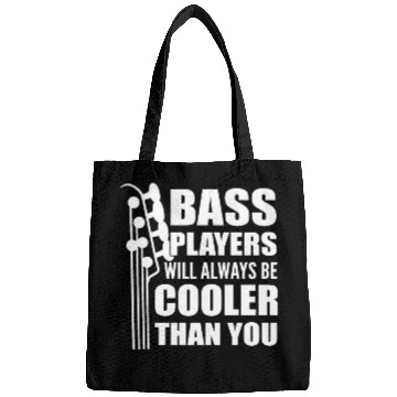 Discover Funny Bass Guitar Player Instrumentalist Bags