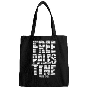 Discover free palestine white Bags
