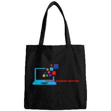 Discover online computer earning logo Bags