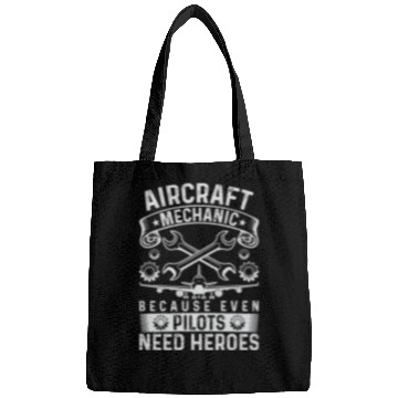 Discover Airplane Mechanic Funny Aviation Technician Bags