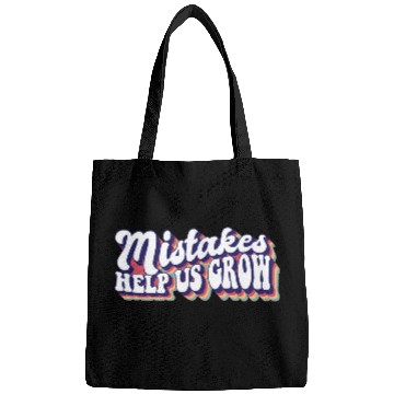Discover Mistakes Help Us Grow Teacher Student Teaching Bags