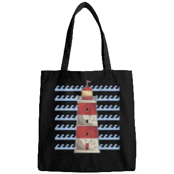 Discover Sea Waves Ocean Gift Lighthouse Bags