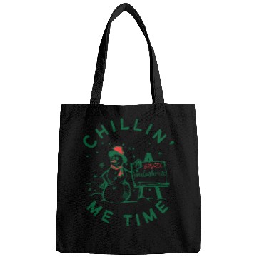 Discover chillin' me time snowman Bags
