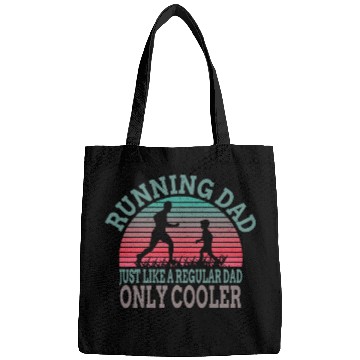 Discover Funny Running For Men Dad Marathon Runner Coach Bags