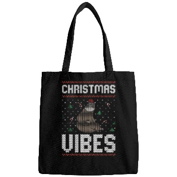 Discover Sloth Christmas Vibes Ugly Sweater Bags