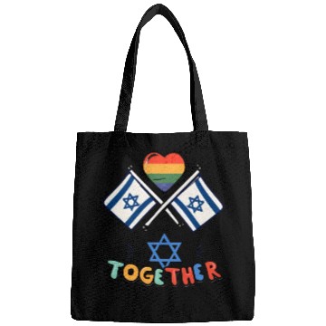 Discover LGBTQ community STANDS WITH ISRAEL Bags