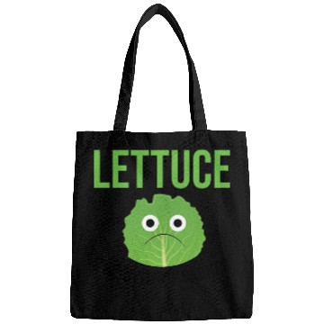 Discover Lettuce The Taste of Sadness Funny Vegan Green FF Band Bags