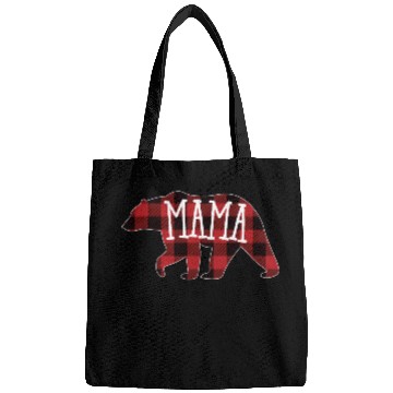 Discover Mama Bear Buffalo Plaid Mama Bear Bags
