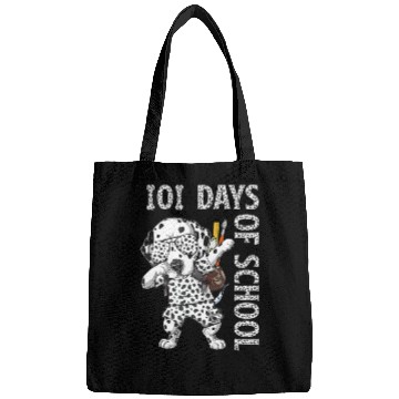 Discover Dabbing 101 Days School Dalmatian Student Teacher Bags