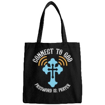 Discover Connect to God I Love Jesus Believer Scripture Bags