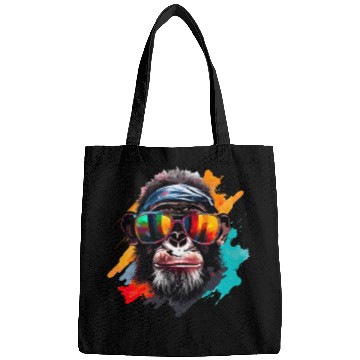 Discover Street Art Monkey Urban Rap Street Monkey Bags