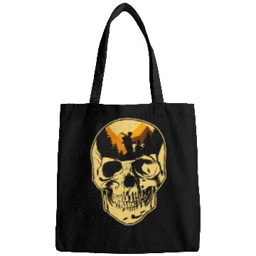 Discover Hiking Hike Skull Skull Nature Bags