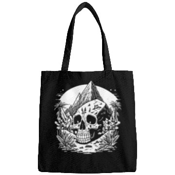Discover Hiking Hike Skull Skull Nature Bags
