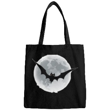 Discover Bat on the moon Bags