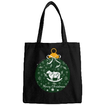 Discover Green Lamb Christmas Ornament Bags