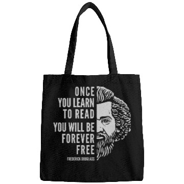 Discover Frederick Douglass Inspirational Quote Once You Bags